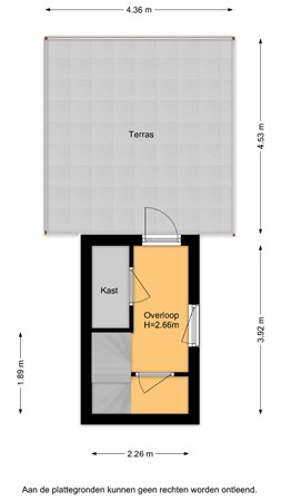 Floorplan - Tesselschadestraat 38B, 3521 XW Utrecht
